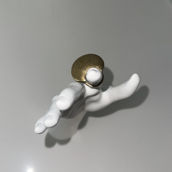 LOW LUV x Erin Wasson antiqued gold *Butterfly* boho statement ring 6 7 - Picture 2 of 6